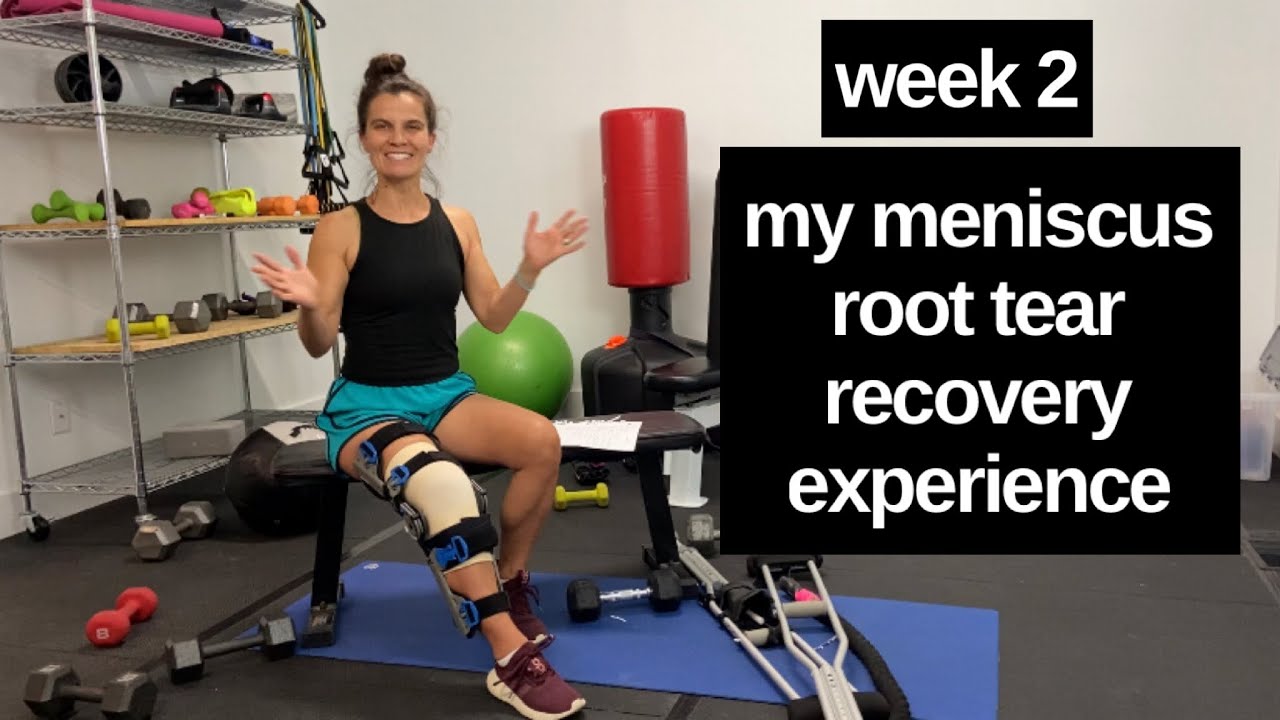 WEEK 2 MENISCUS ROOT TEAR RECOVERY // DCFitt
