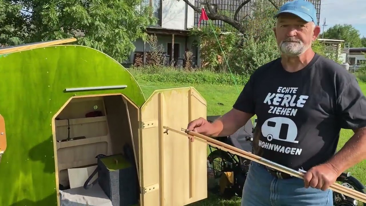 3. Fahrradwohnwagen Treffen Luckenau. Der Donnerstag