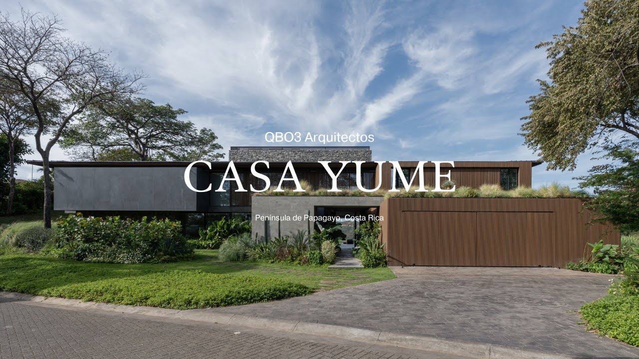 Costa Rica: Minimalista Casa rodeada por una Selva Tropical cerca del Océano Pacífico