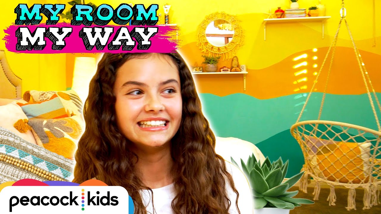 This Teen's New Bedroom is Giving Beach Bungalow Vibes | Kids Room Makeover | MY ROOM MY WAY