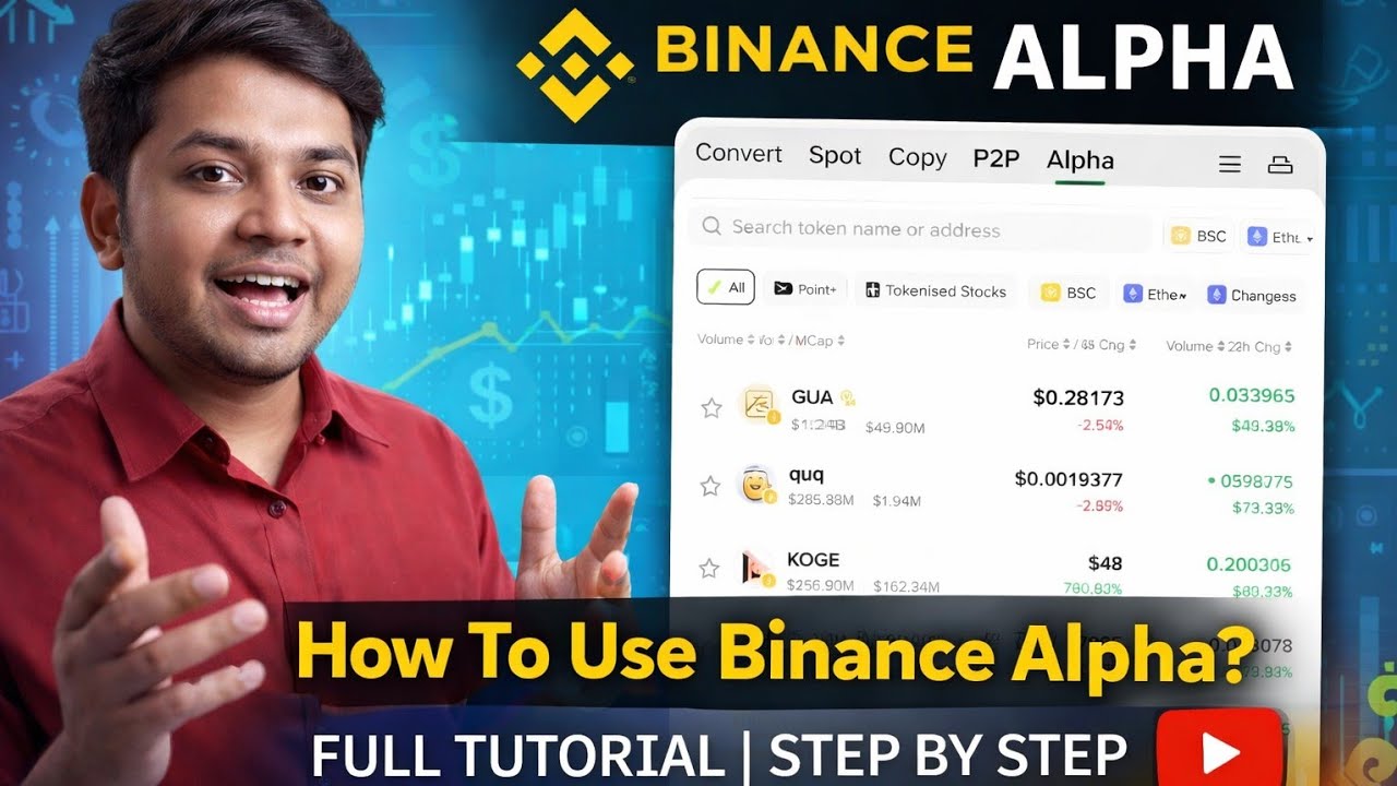 Binance Alpha Tutorial | How To Find New Crypto Coins Early (Full Guide)