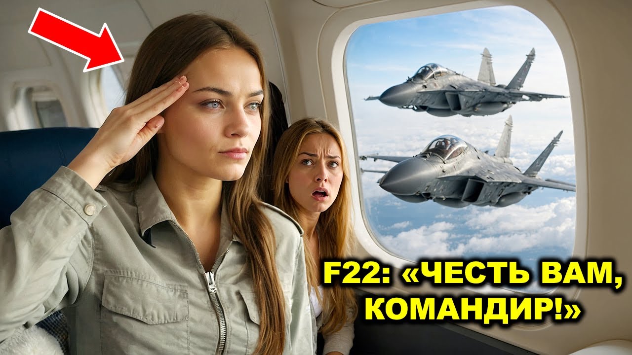 Она сидела всего лишь на месте 12F—пока её позывной не заставил пилотов F-22 встать по стойке смирно