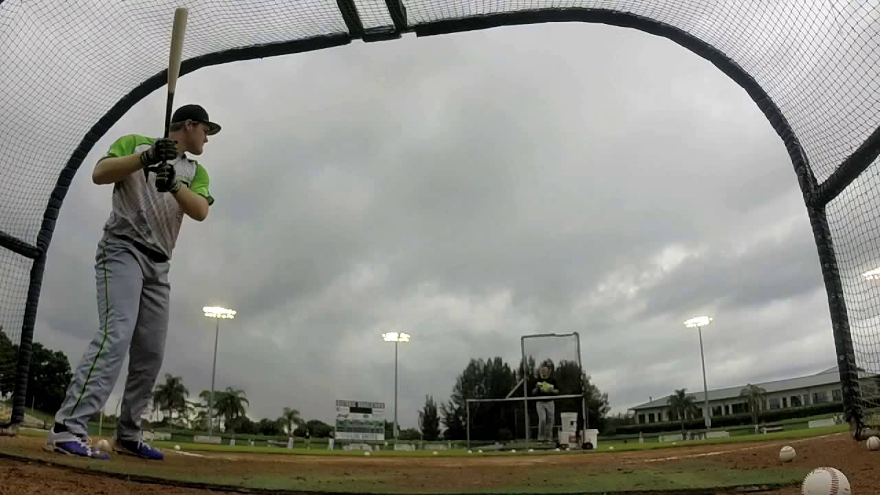 Bryce Hutchinson Topps Vero Beach Hitting 2016