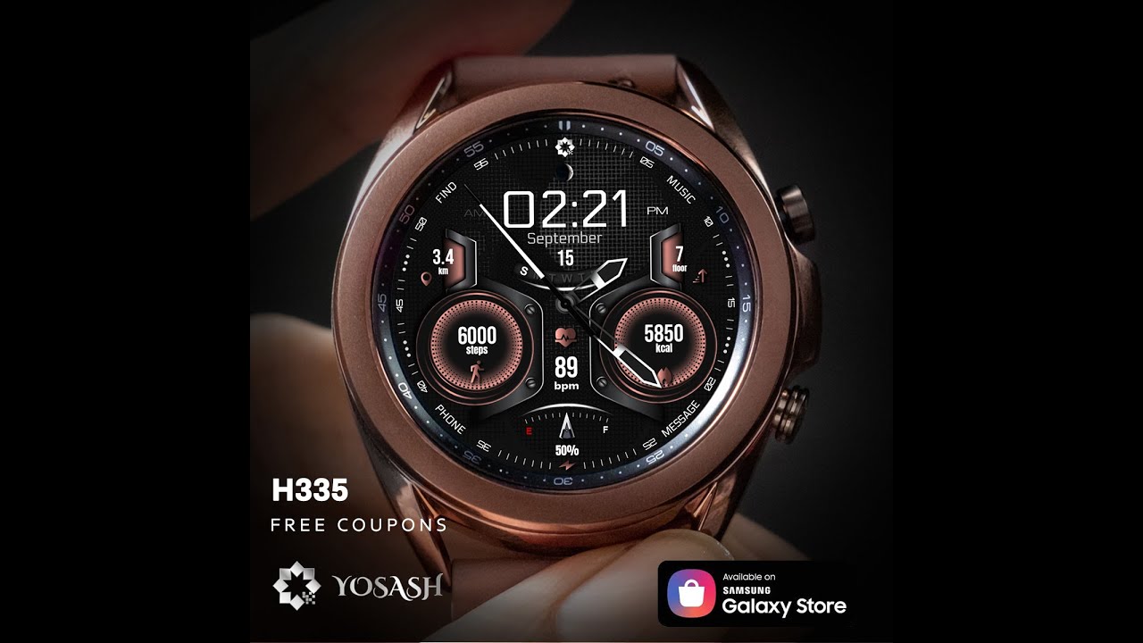 H335 - Watch Face for SAMSUNG Gears