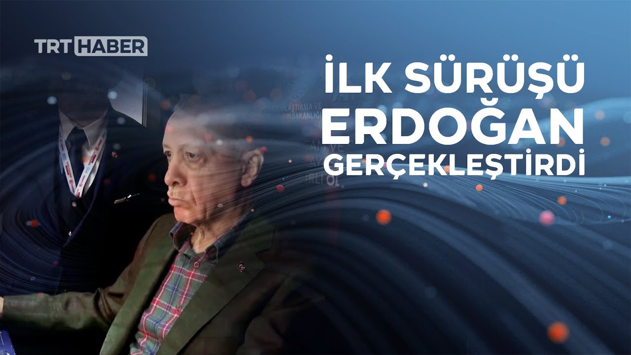 Erdoğan, Başakşehir-Kayaşehir Metro Hattı'nda ilk sürüşünü yaptı