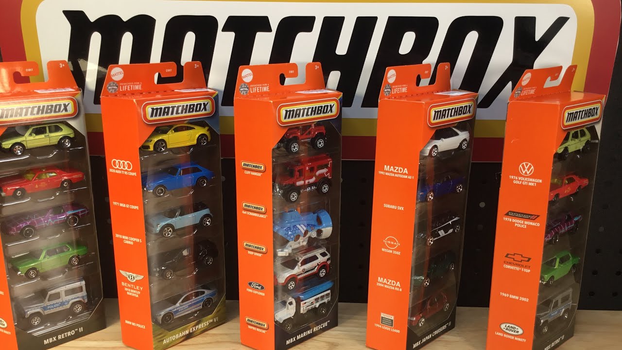 Matchbox 2025 Fabulous 5 Packs!