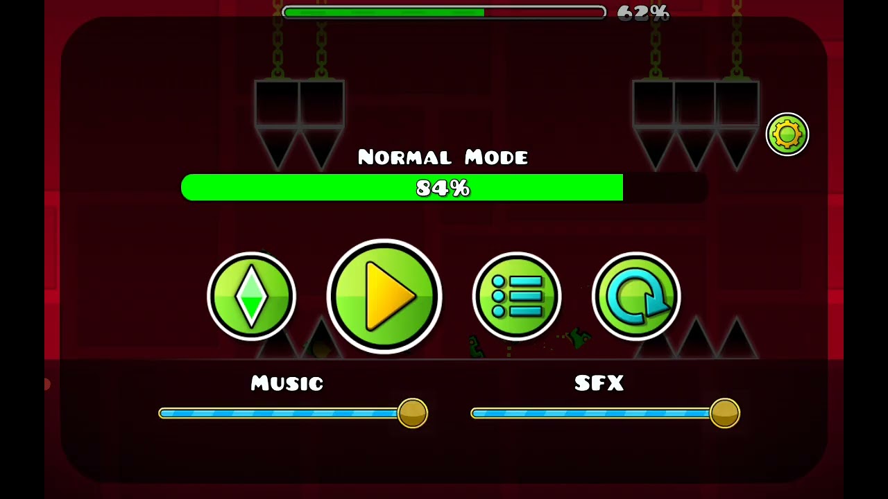 Geonetry dash but I'm still a noob