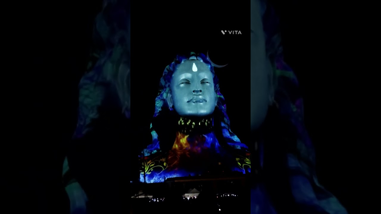 Gimples from adiyogi on mahashivratri i vlog at  isha foundation banglore #lifeisbutadream 