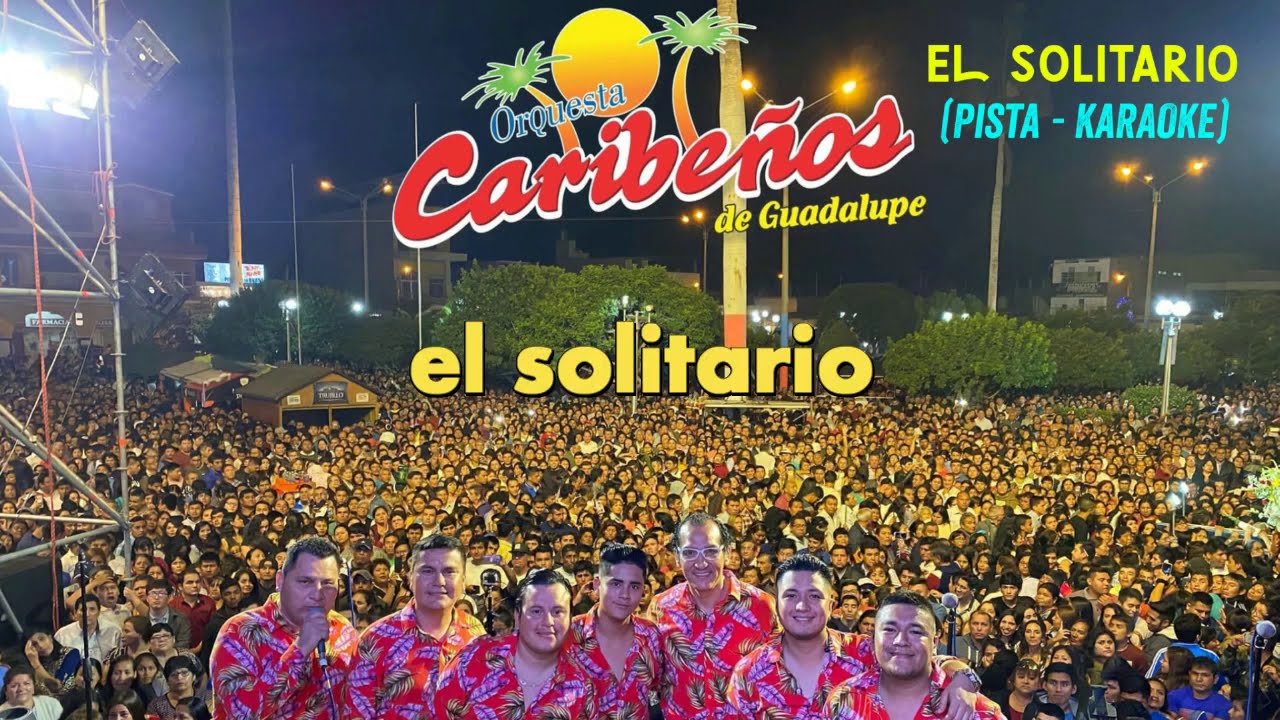 Caribeños De Guadalupe - El Solitario (PISTA - KARAOKE)
