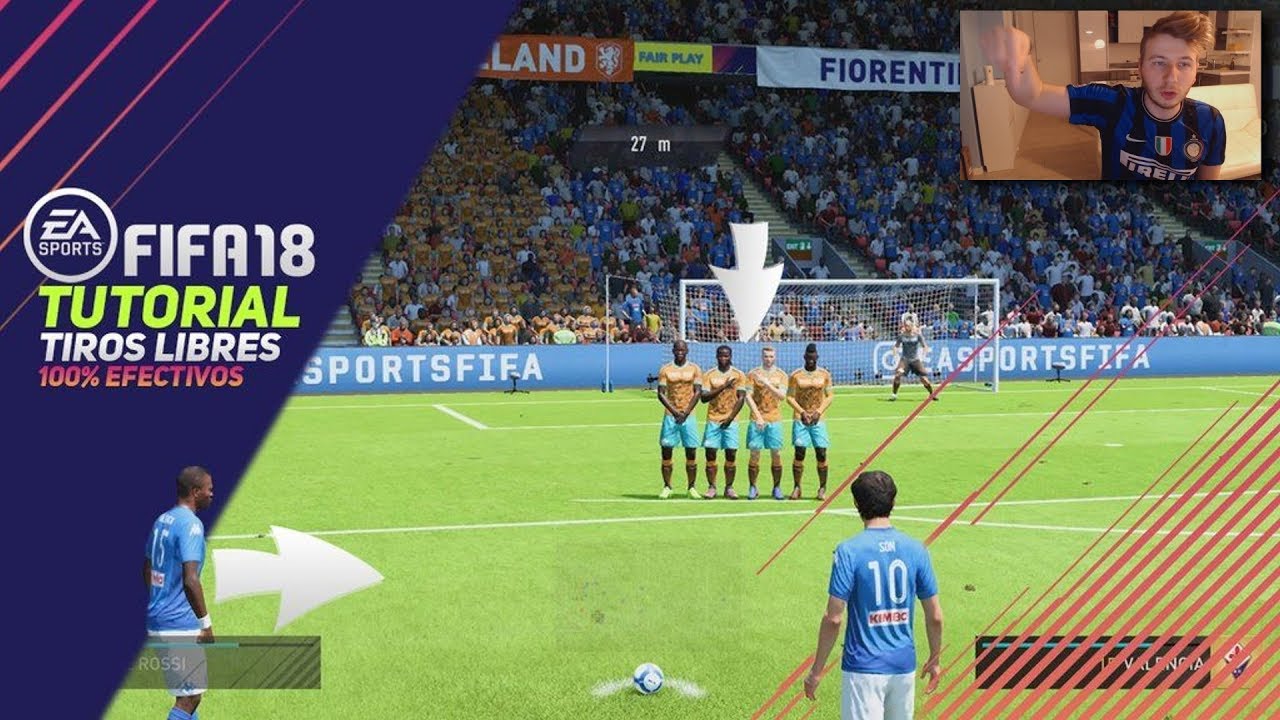 FIFA 18 TUTORIAL Tiros Libres 100% Efectivo - Como Tirar Faltas En Corto ??