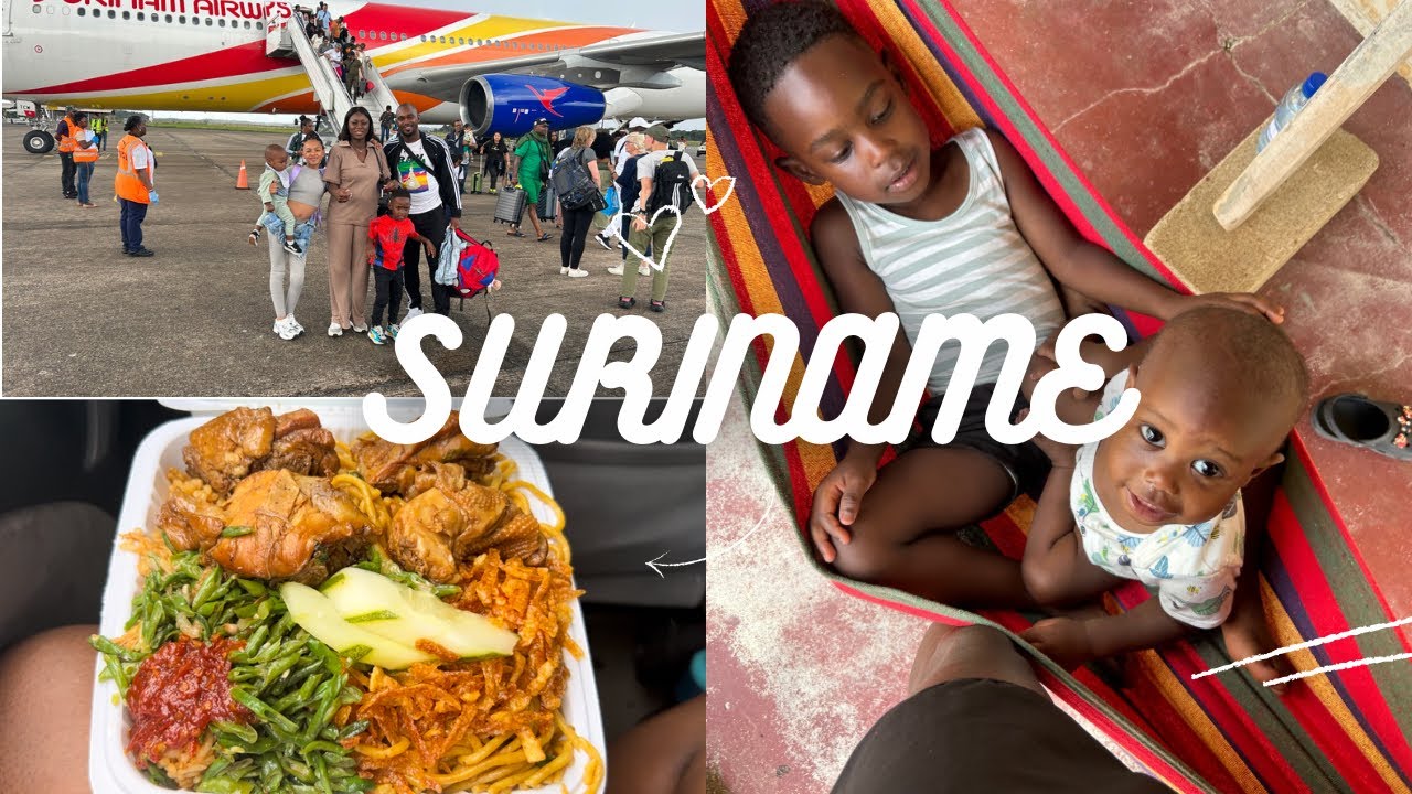 OP VAKANTIE NAAR SURINAME🇸🇷| LEKKER ETEN😍EERSTE VLOG #vlog 1   JUST. YATELE