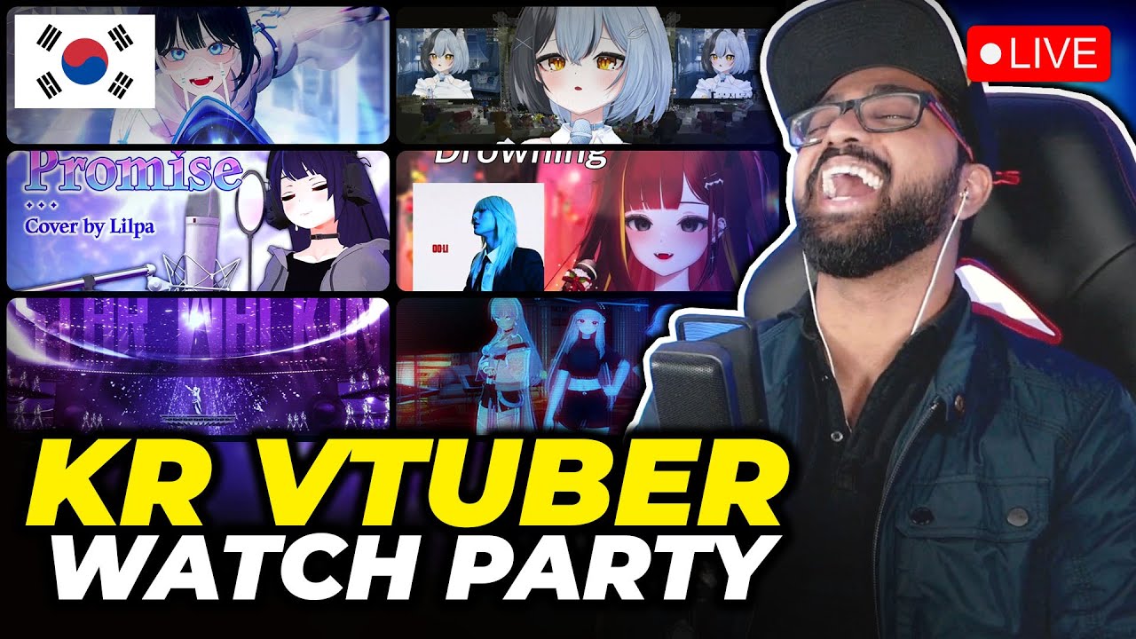 Korean VTuber Watch Party! Reacting to KR VTuber Songs! #1 (ISEGYE IDOL 이세계아이돌, STELLIVE 스텔라이브 etc!)