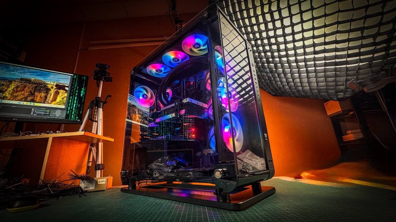 Asrock x870e nova, Ryzen 7 9800x3d, RTX 4080 Super, Thermaltake Core P6, Liquid Freezer III 360