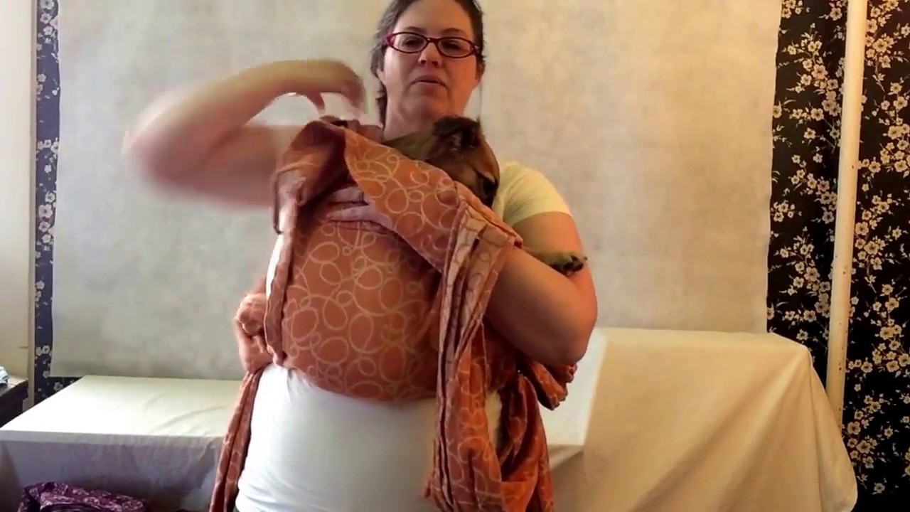 Puppy Dog in Babylonia BBTai Caramel meh dai mei tai baby carrier long term carry