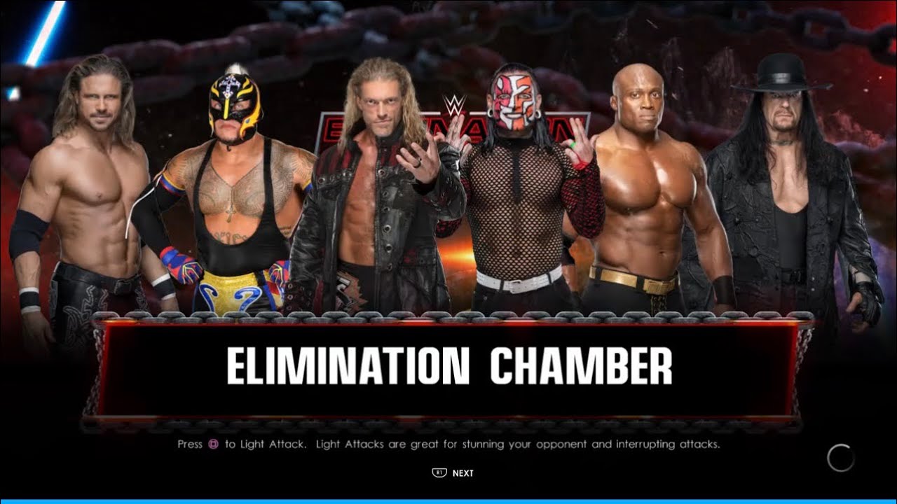 WWE WRESTLING (ELIMINATION CHAMBER)🤼‍♂️.