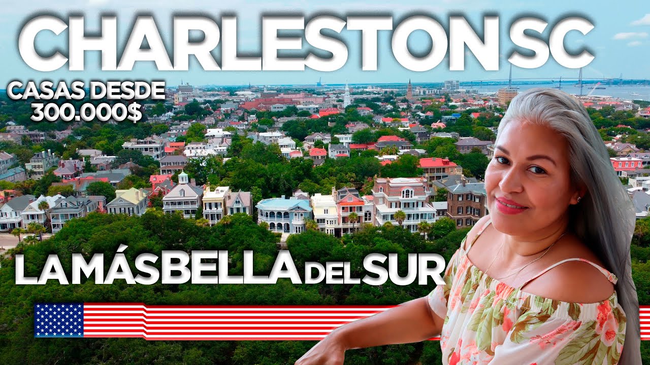 La ciudad MÁS BONITA para VIVIR en South Carolina ESTADOS UNIDOS 🤩CHARLESTON 👨‍👩‍👧‍👧 - 