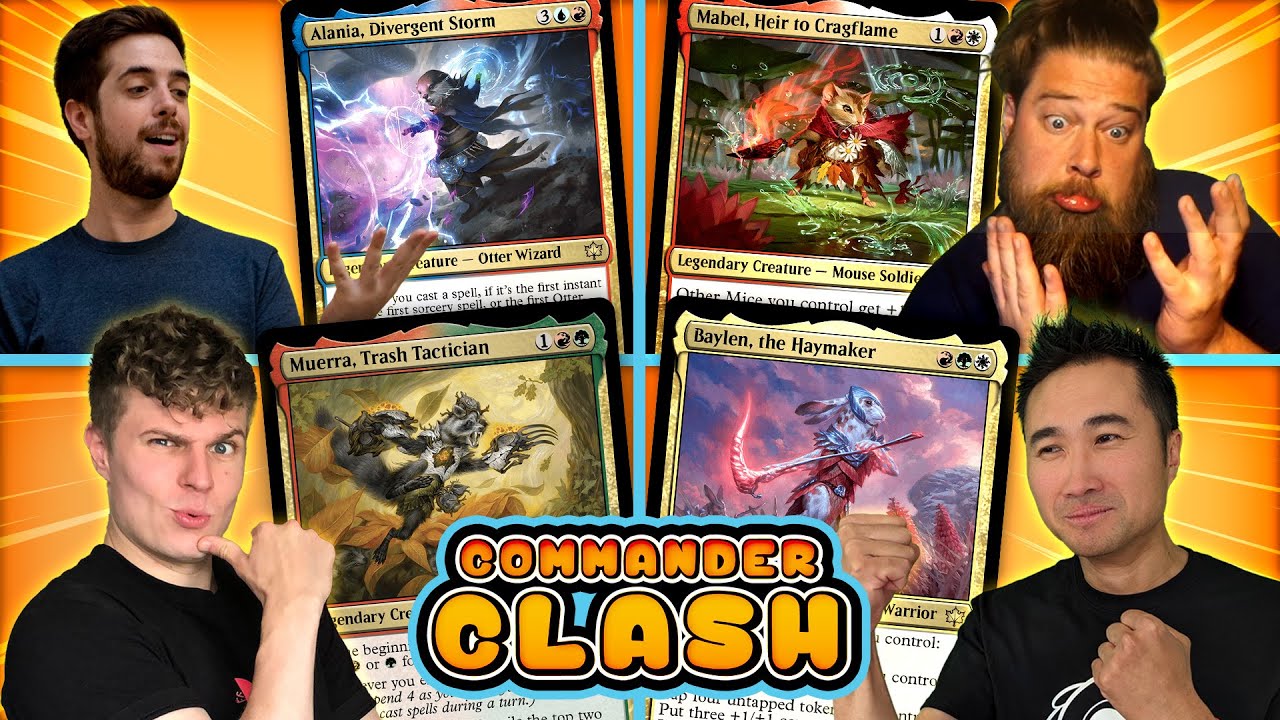 We Play Bloomburrow Rabbits vs Otters vs Mice vs Raccoons! | Commander Clash S16 E30