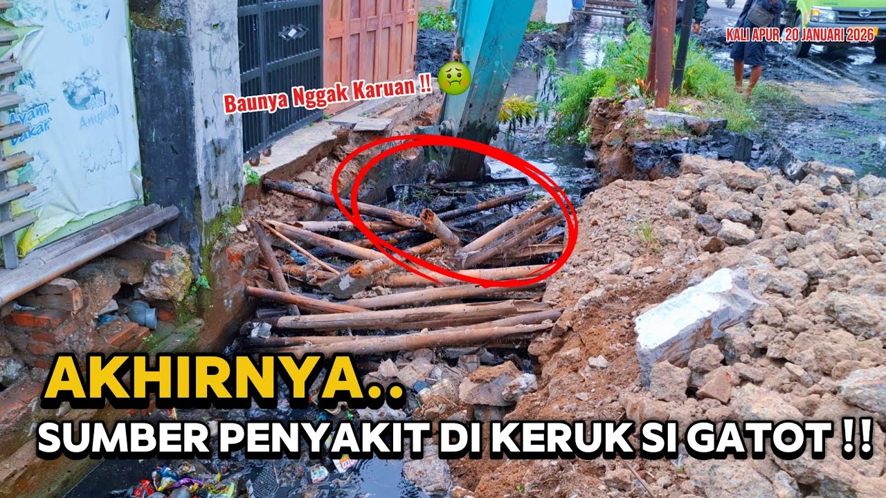 MANTAP KDM ‼️ AKHIRNYA SUMBER PENYAKIT DI KALI APUR DI KERUK ‼️LUMPURNYA WADIDAW ‼️