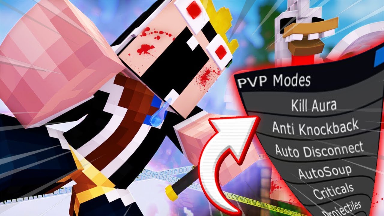 Usei o Hack Mais ABSURDO do Minecraft