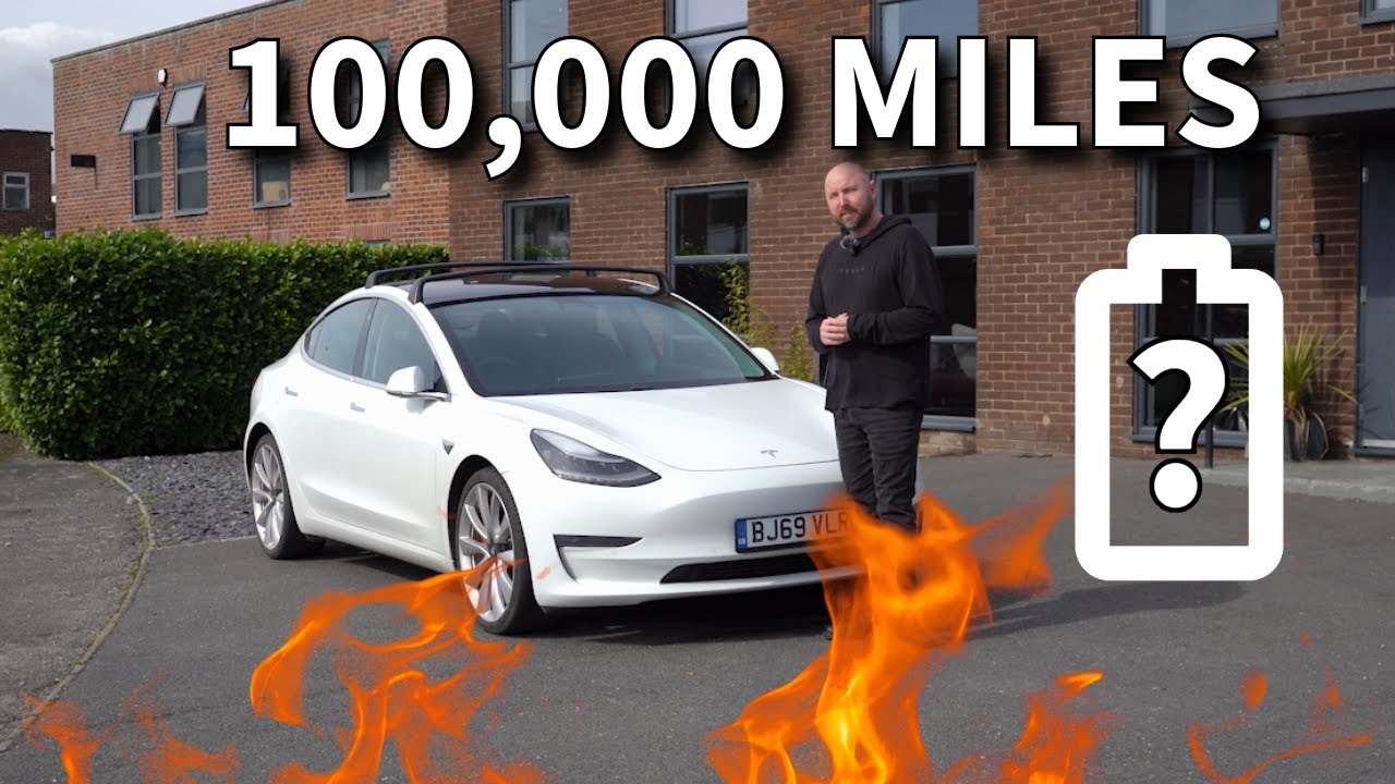 Износ аккумулятора, затраты на техническое обслуживание и надежность Tesla Model 3 с большим проб...
