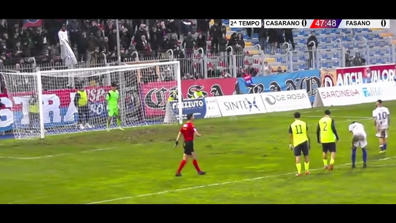 CASARANO-FASANO 1-0 SERIE D GIRONE H 22^ GIORNATA 02/02/2025