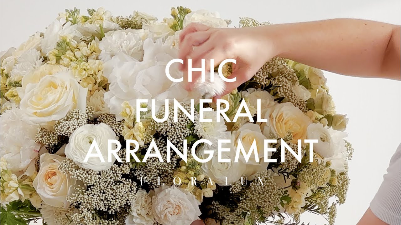 How To Make a CHIC Funeral Arrangement | FLORA LUX