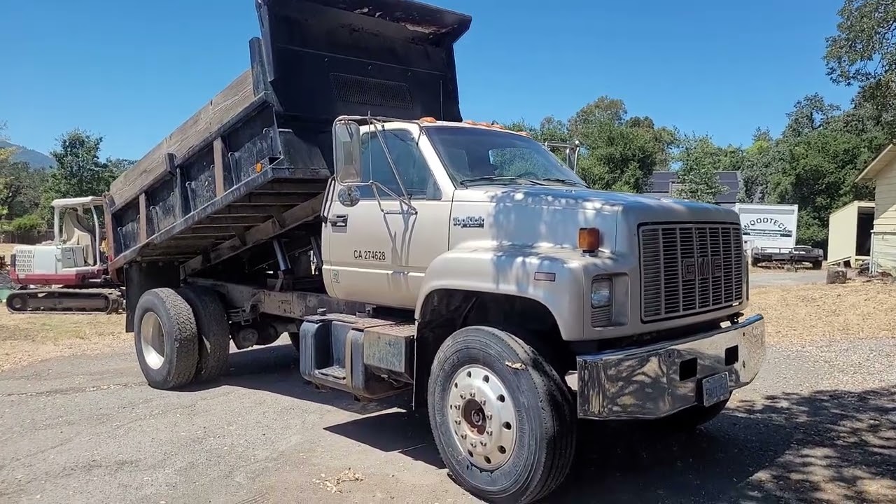 1990 GMC TopKick Dump Truck Operational