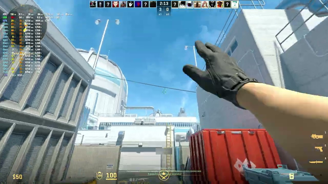 Counter-Strike 2 Test 5800X3D + RTX 3060 + DDR4 4000 MT/s 2025-04-05