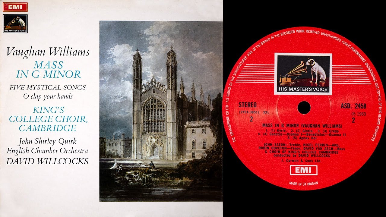 Vaughan Williams - Mass in G minor (Willcocks) (vinyl: Ortofon SPU), Graham Slee, CTC Classic 301)