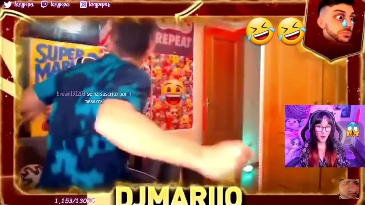 LAZYPOPA (Carolina) REACCIONA A CABREOS DE DjMaRiiO EN DIRECTO 🤣🤣