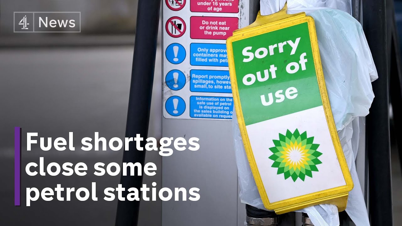 Fuel shortages close some petrol stations, as inflation rise is predicted