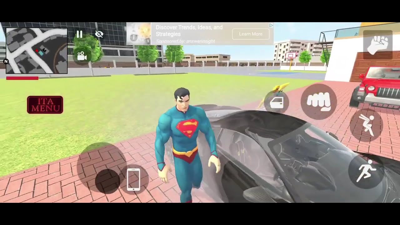 Superman Luxury Car Gameplay 🔥 Open World Game