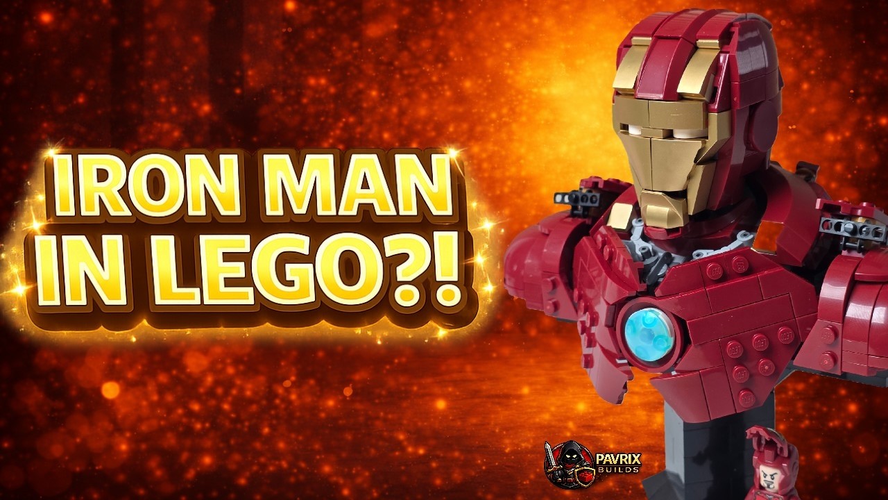LEGO Iron Man Speed Build 🔥 IRON MAN in LEGO?! (Full Build + Details)