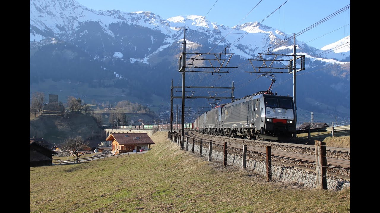 Lötschberg am Limit - Umleiterverkehr, TX Logistik im Kandertal