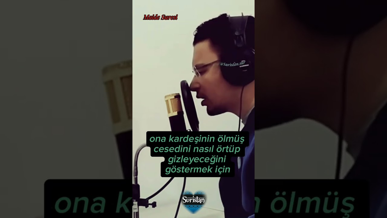 Maide suresi 27. 32. Ayetler Okuyan Tarık Muhammed #shorst #ayet #kuran #habil #kabil