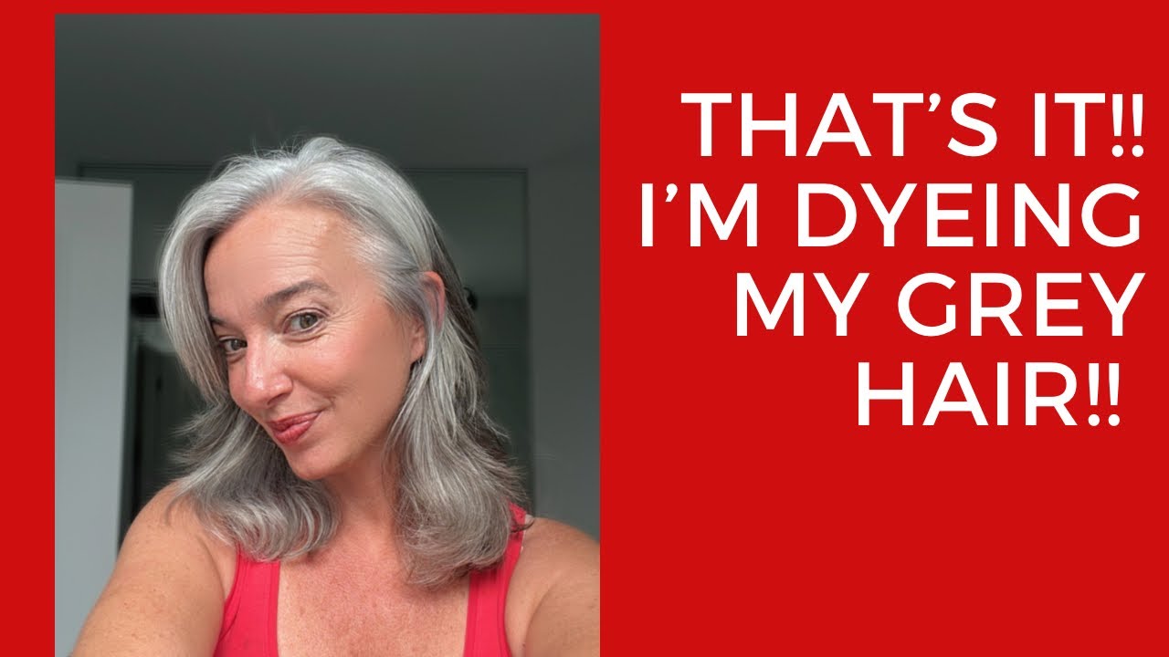 Are you tired of your grey hair grow out and thinking of dyeing your hair?