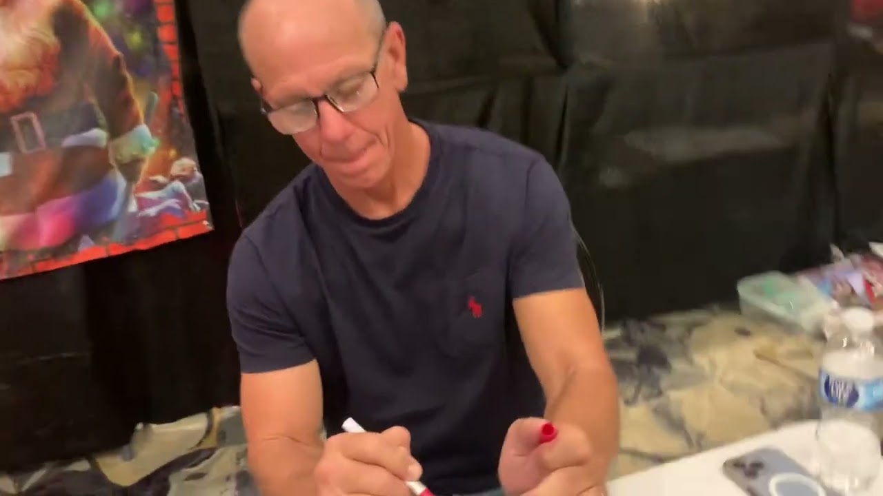 Robert Brian Wilson signing for me at Silver Scream Con in Danvers, MA 9/9/2023