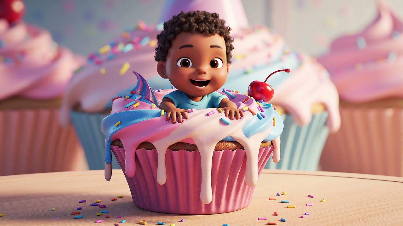 Mario Baby Boo Hid Inside a Cupcake | Kids Songs & Nursery Rhymes