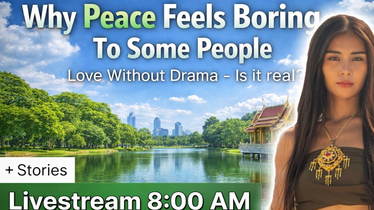 Why Peace Feels Boring To Some Peoples- Love Without Drama - is it real? #ThaiGirls