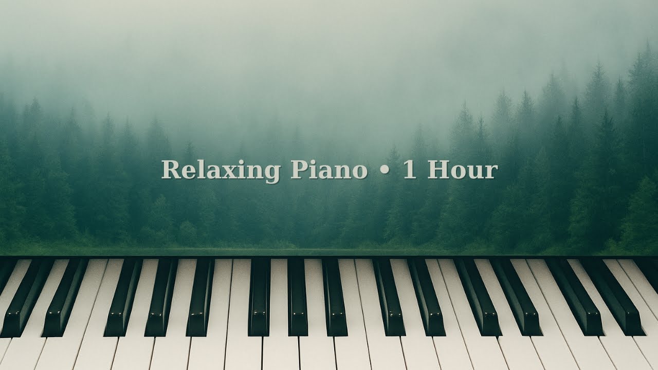 Relaxing Piano Music for Study (1 Hour) • Deep Focus, Stress Relief & Calm Nature Scenery