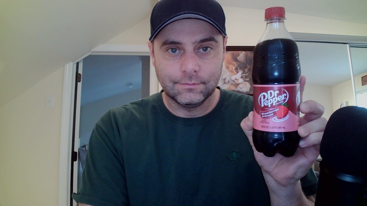 ASMR Drink Review and Gum Chewing Ramble