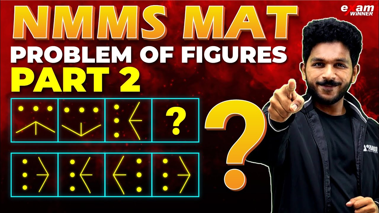 NMMS MAT Exam | Important Questions | Mental Ability Problem Figures Part 2 | Exam Winner