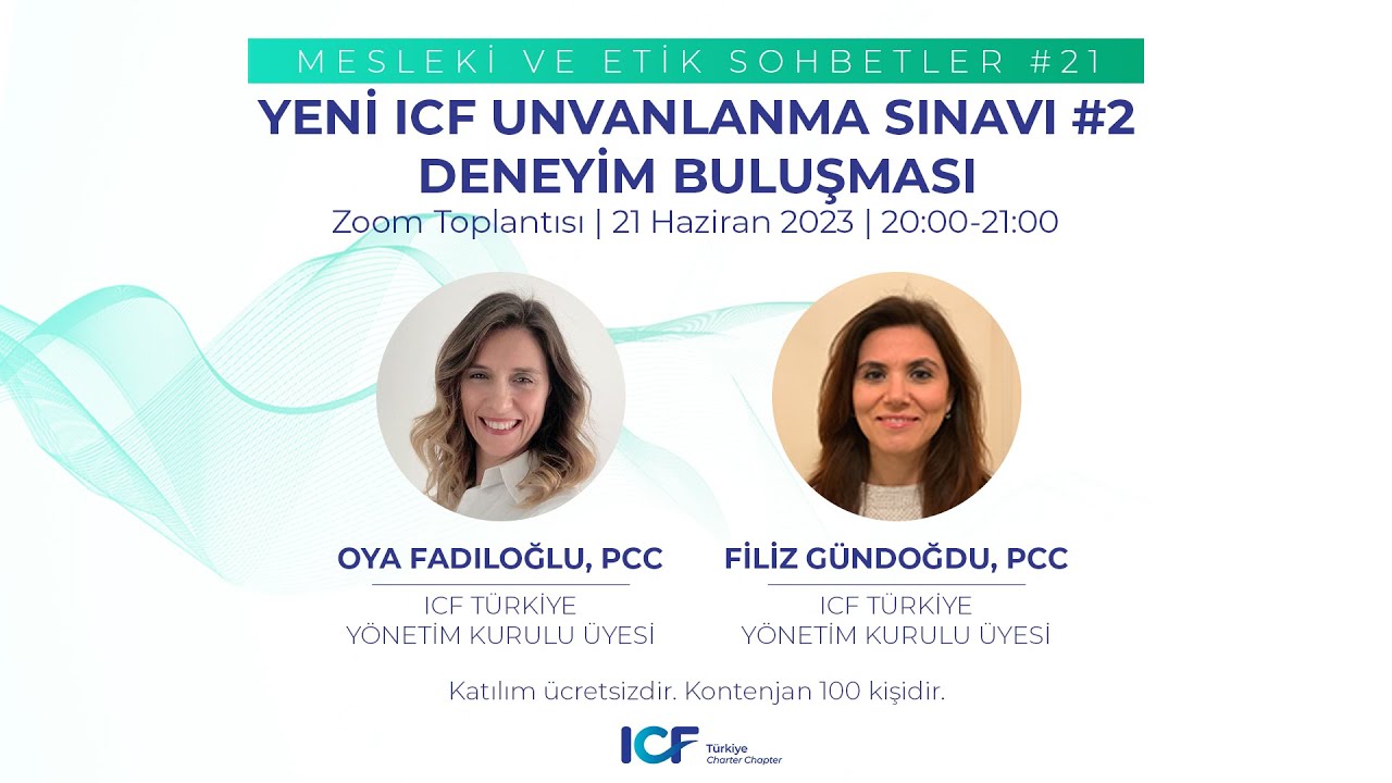 Yeni ICF Unvanlanma Sınavı #2 Deneyim Buluşması