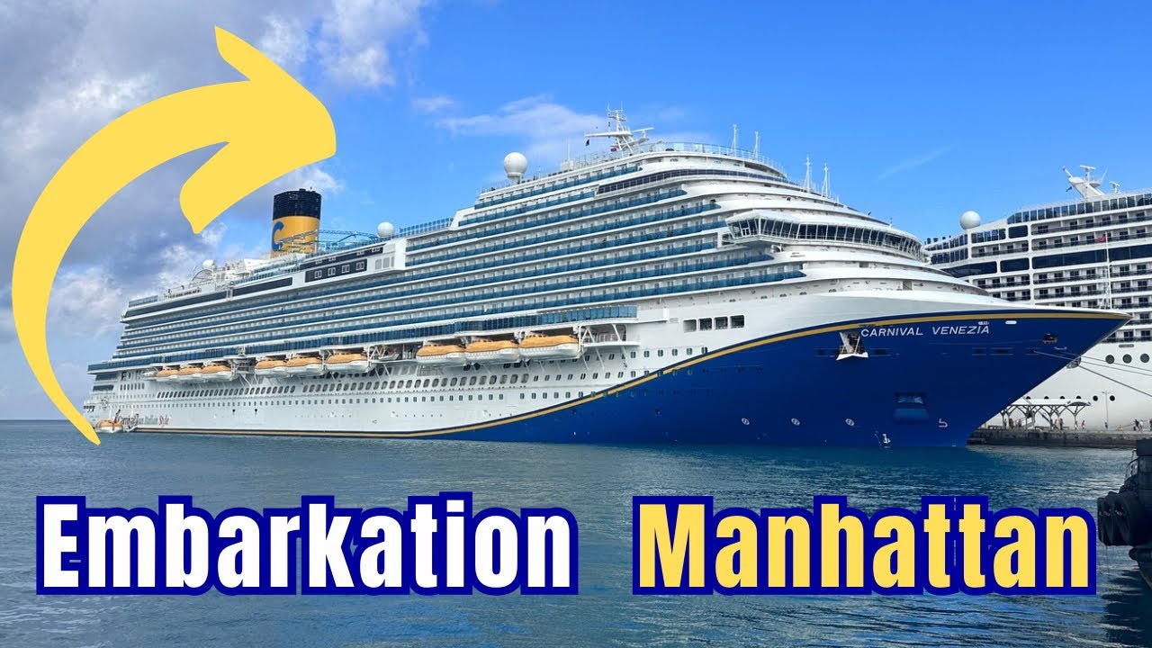 Carnival Venezia Cruise Embarkation from Manhattan
