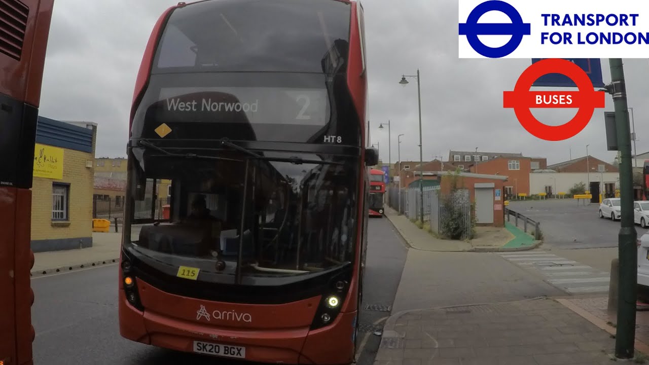 FULL ROUTE JOURNEY l London Bus Route 2 - Marylebone to West Norwood l HT8 SK20 BGX