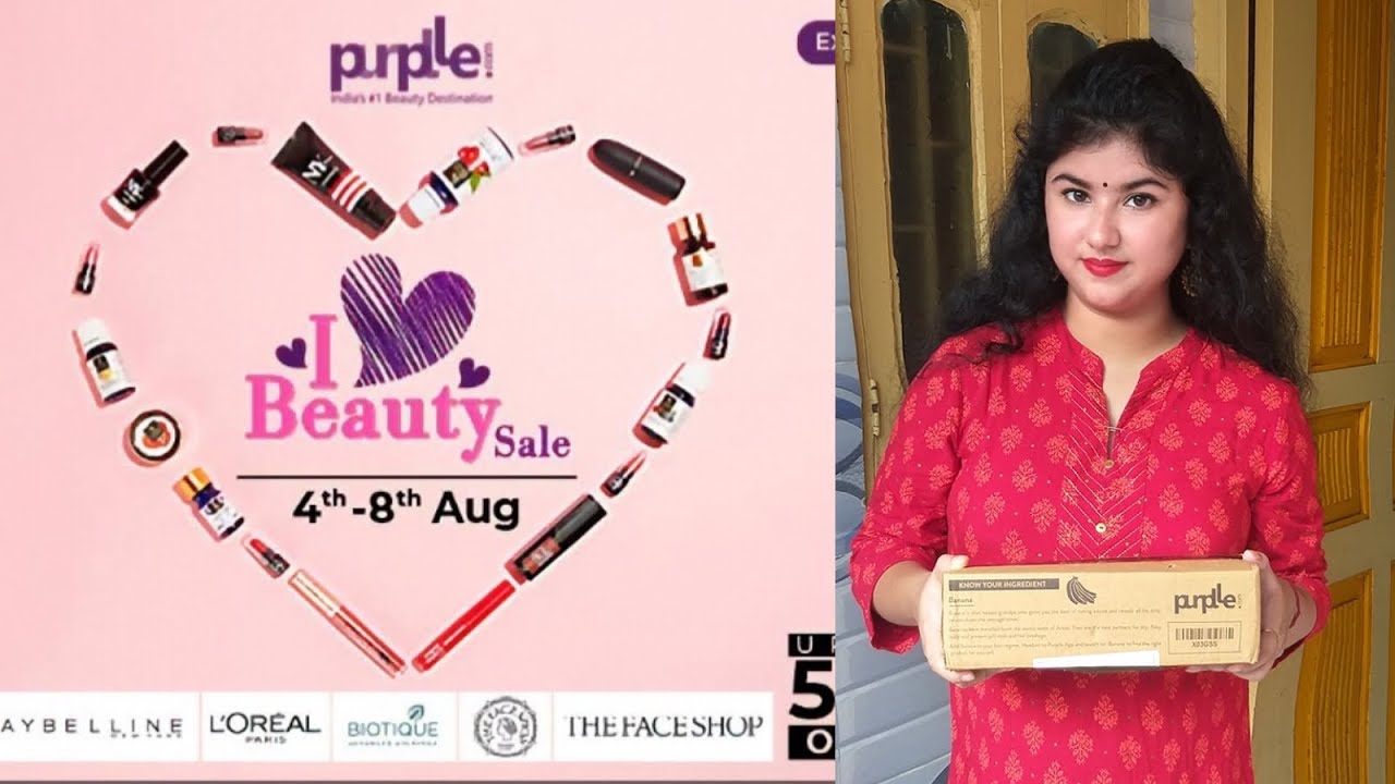 Purplle I Love Beauty Sale // Upto 50% Sale // Purplle Haul //Not Sponsored Video // Shreyasi //