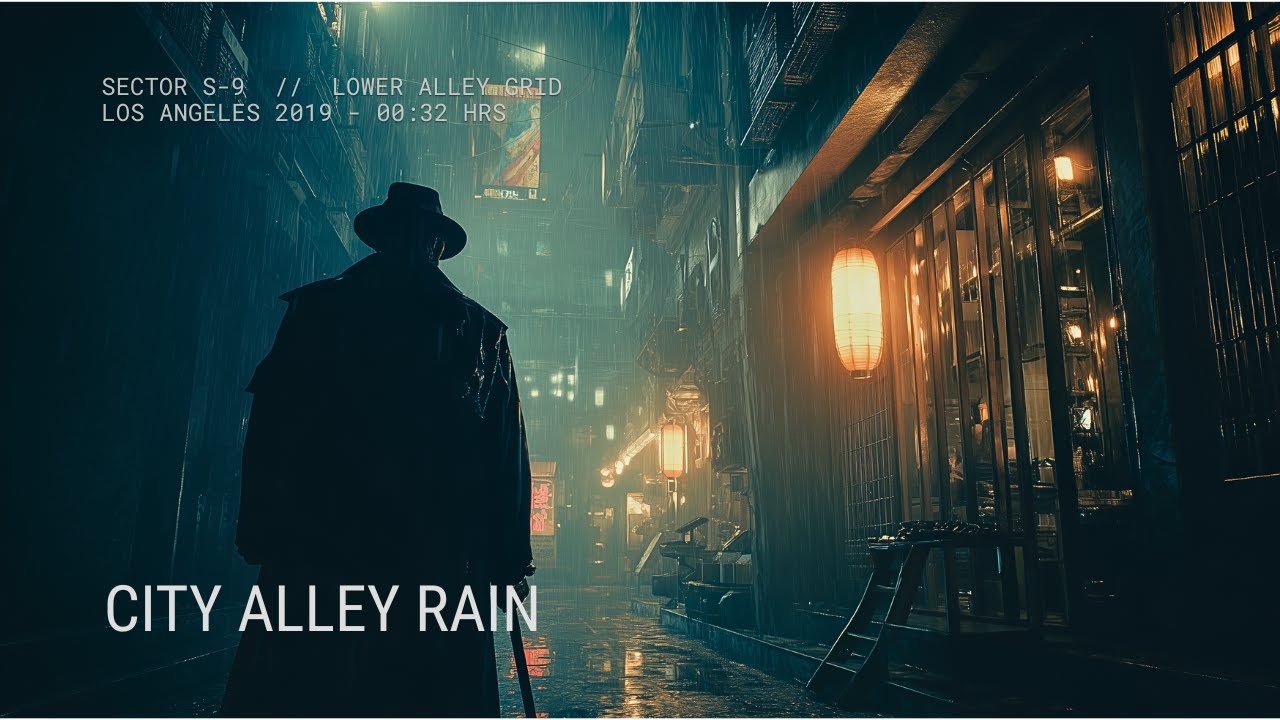 City Below Rain Drift • Deep Sleep Ambience • 8 Hours