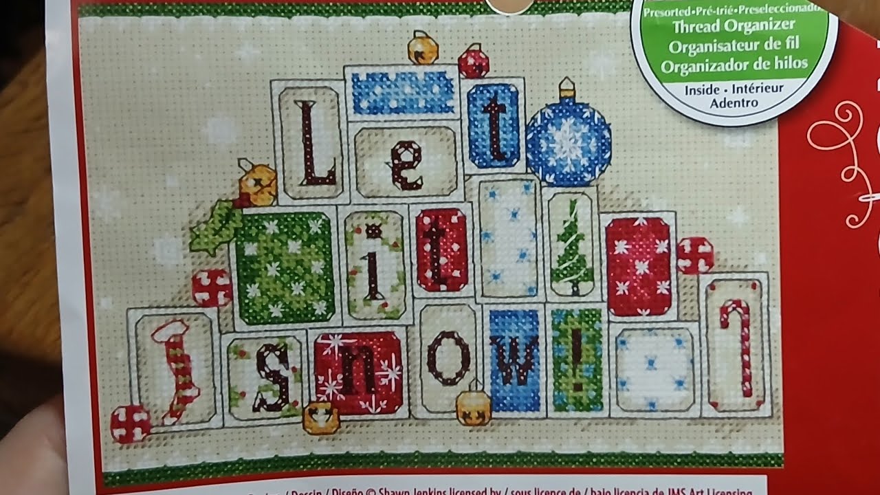 Stickt mit mir #75 - let it snow! ❤️