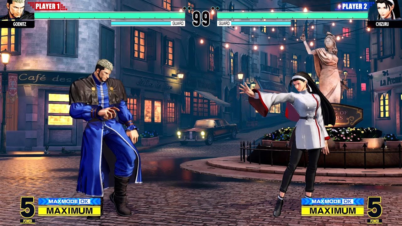 Goenitz vs Chizuru Kagura (Hardest AI) - KOF XV (PS5 4K 60FPS)