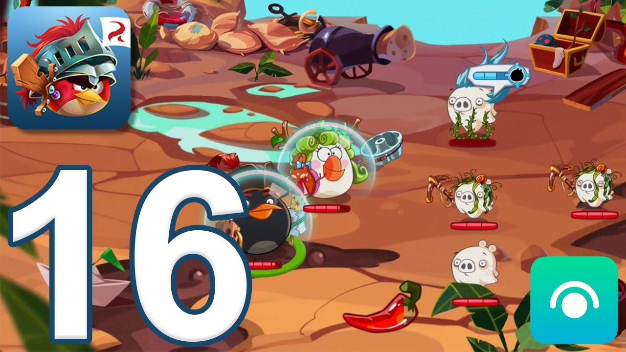 Angry Birds Epic RPG - Gameplay Walkthrough Part 16 - Great Cliffs (iOS, Android)